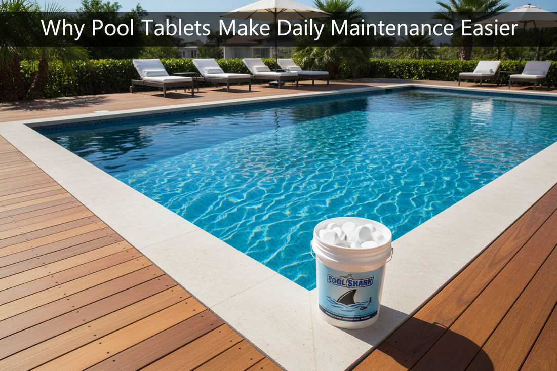 Why Pool Tablets Make Daily Maintenance Easier