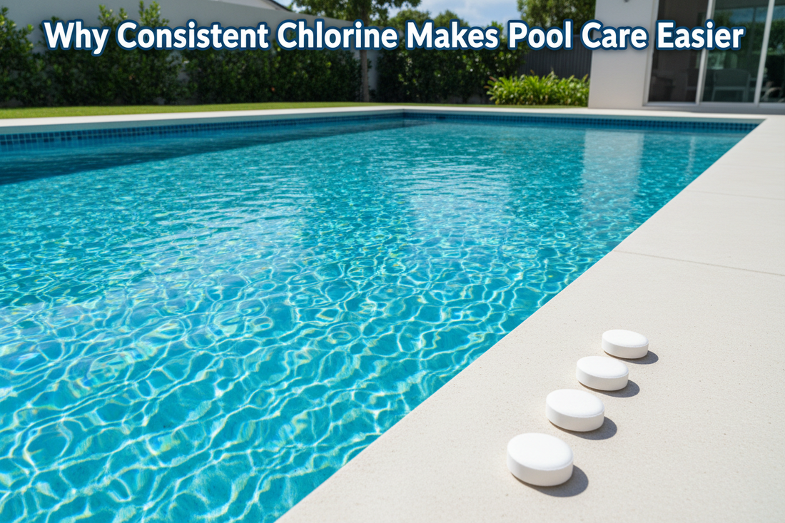 Why Consistent Chlorine Makes Pool Care Easier