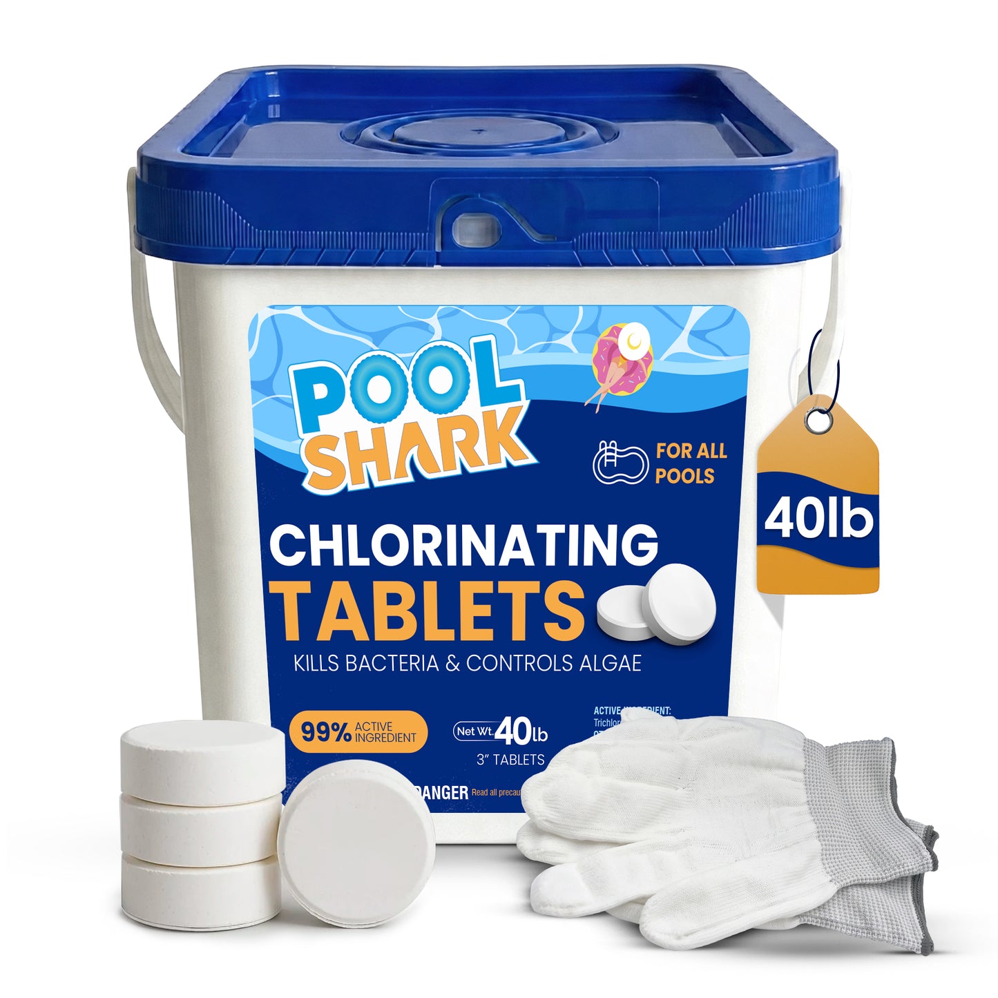 3" Chlorinating Tablets – 40 lb Bucket