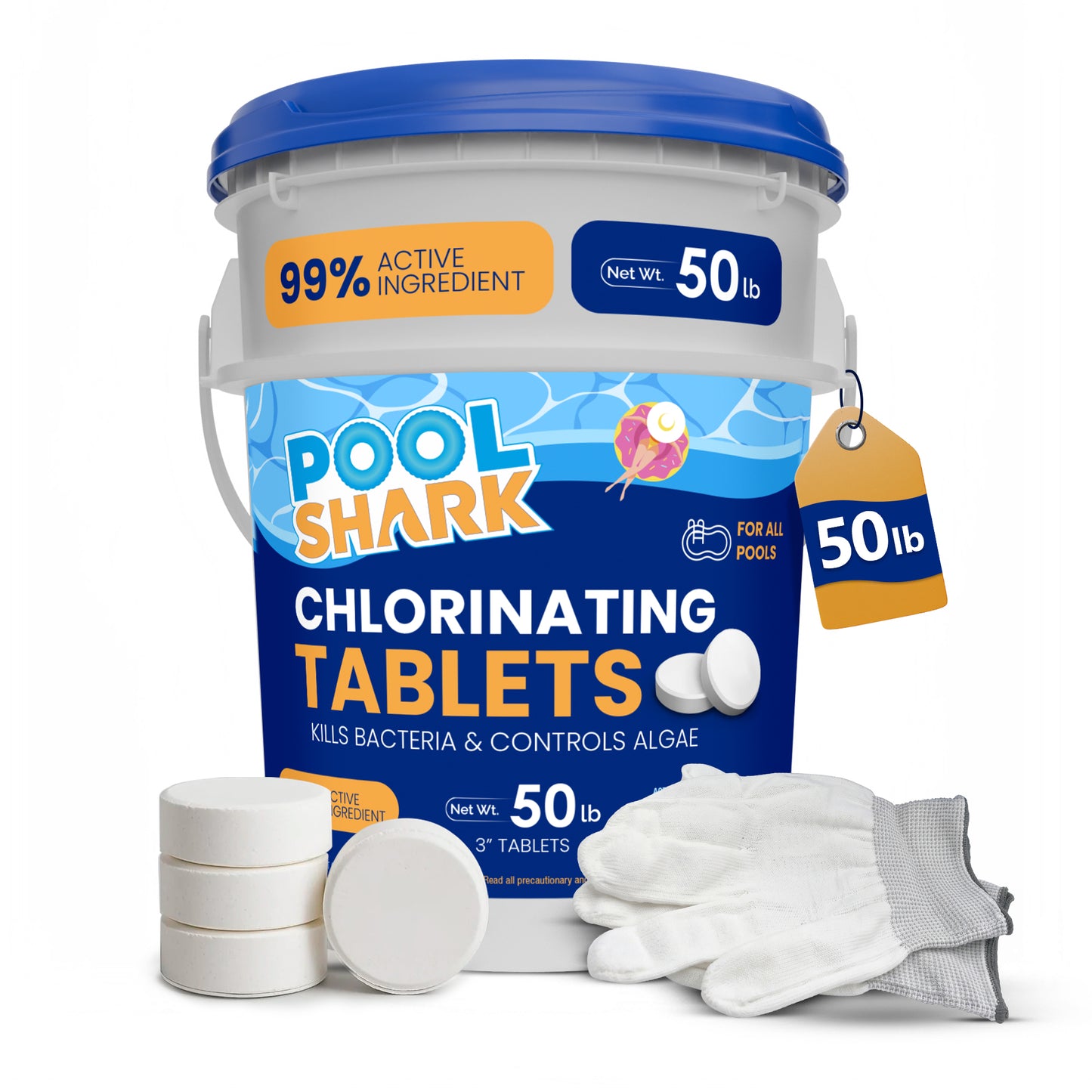 3" Chlorinating Tablets – 50 lb Bucket