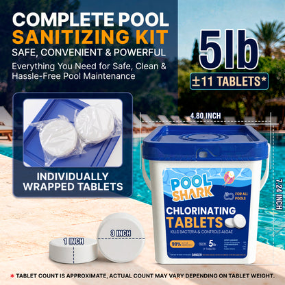 3" Chlorinating Tablets – 5 lb Bucket