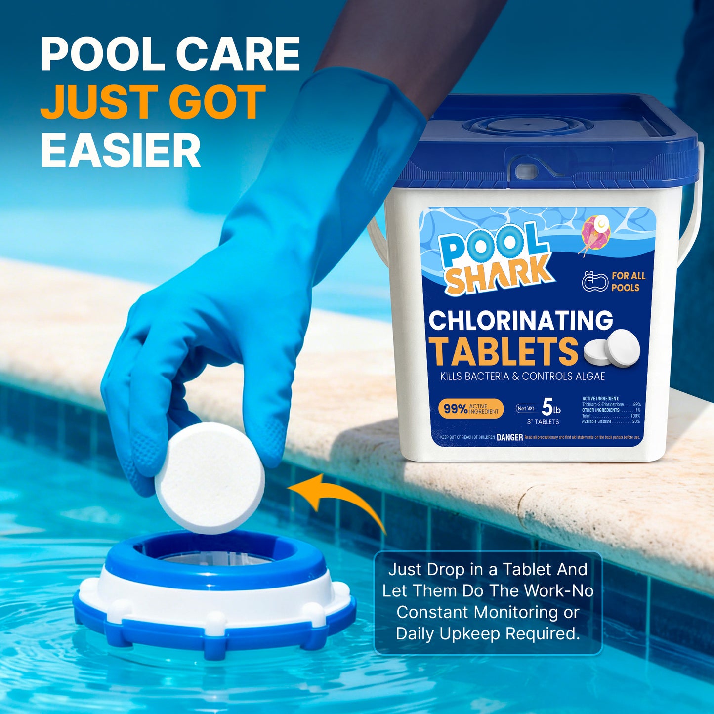 3" Chlorinating Tablets – 5 lb Bucket